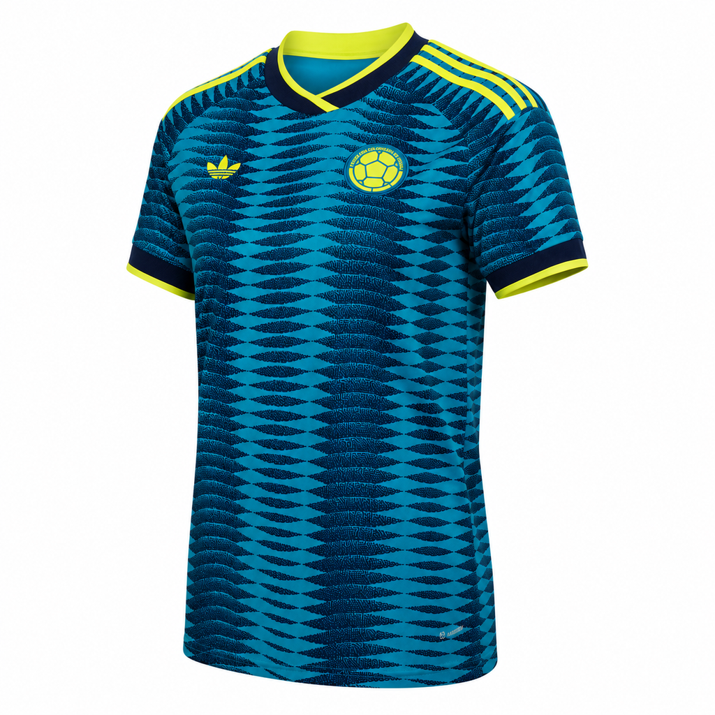 Camisa Colombia Retro azul