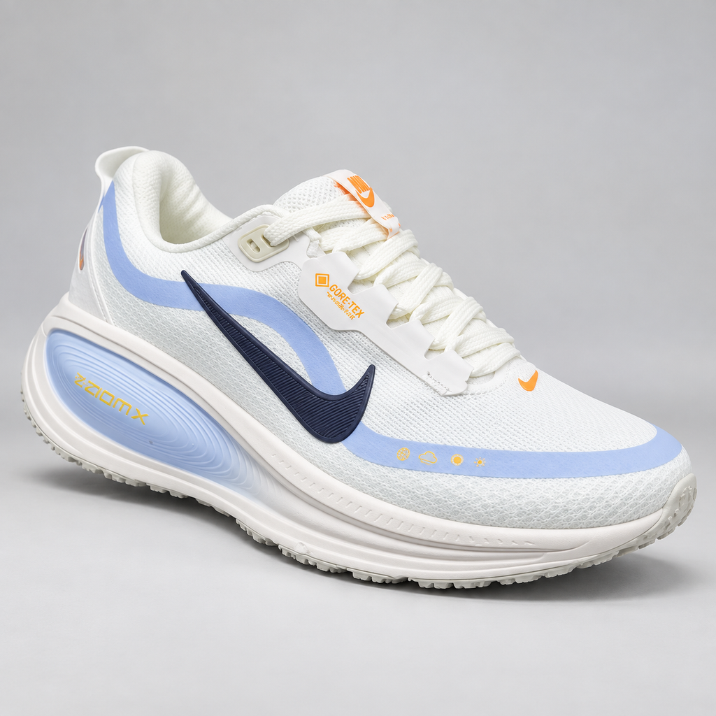 Nike ZoomX Vomero White & Sky Blue