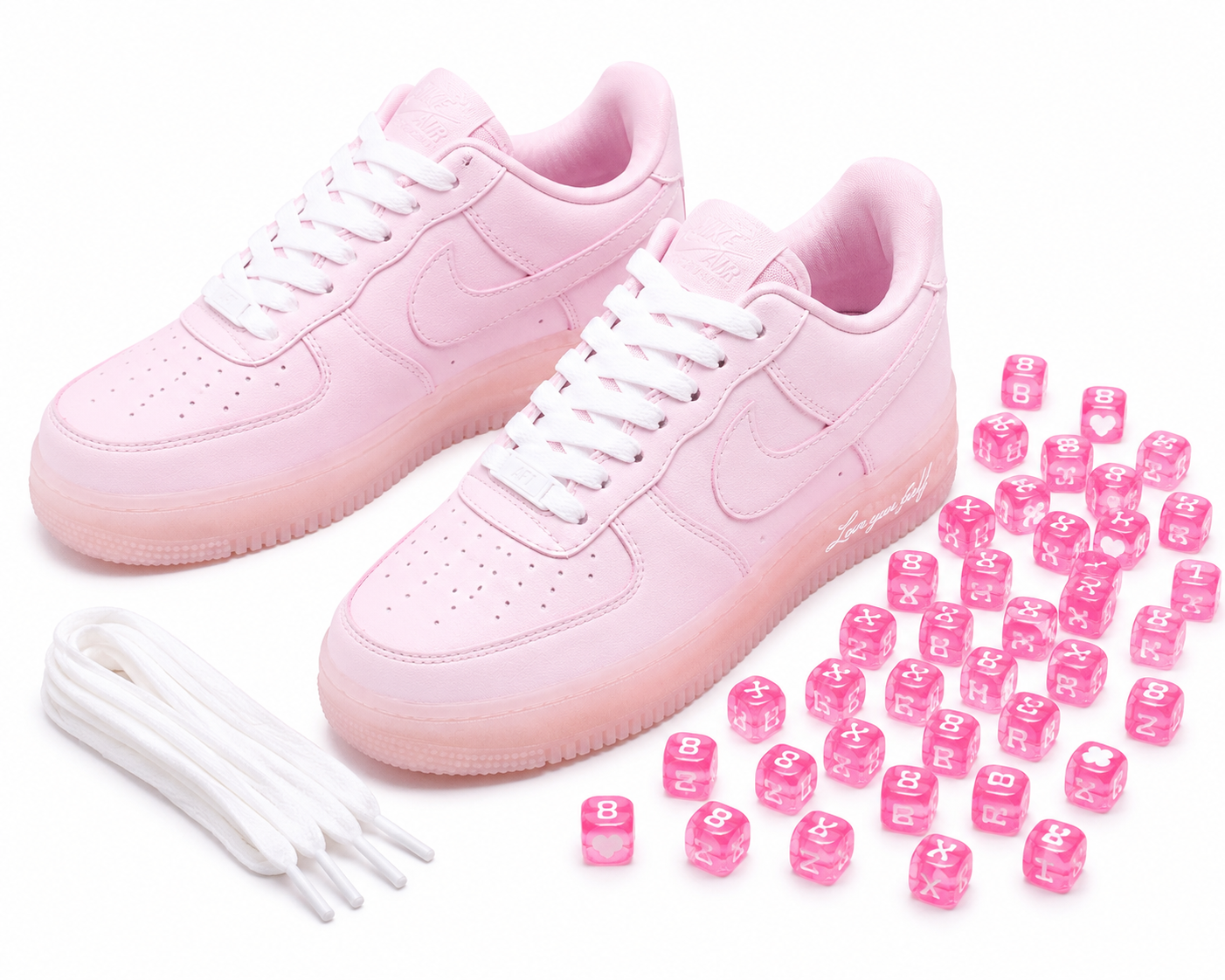 Nike Air Force 1 Love Yourself Rosa