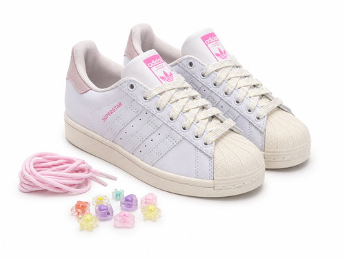 Adidas Superstar Blanco/Rosados