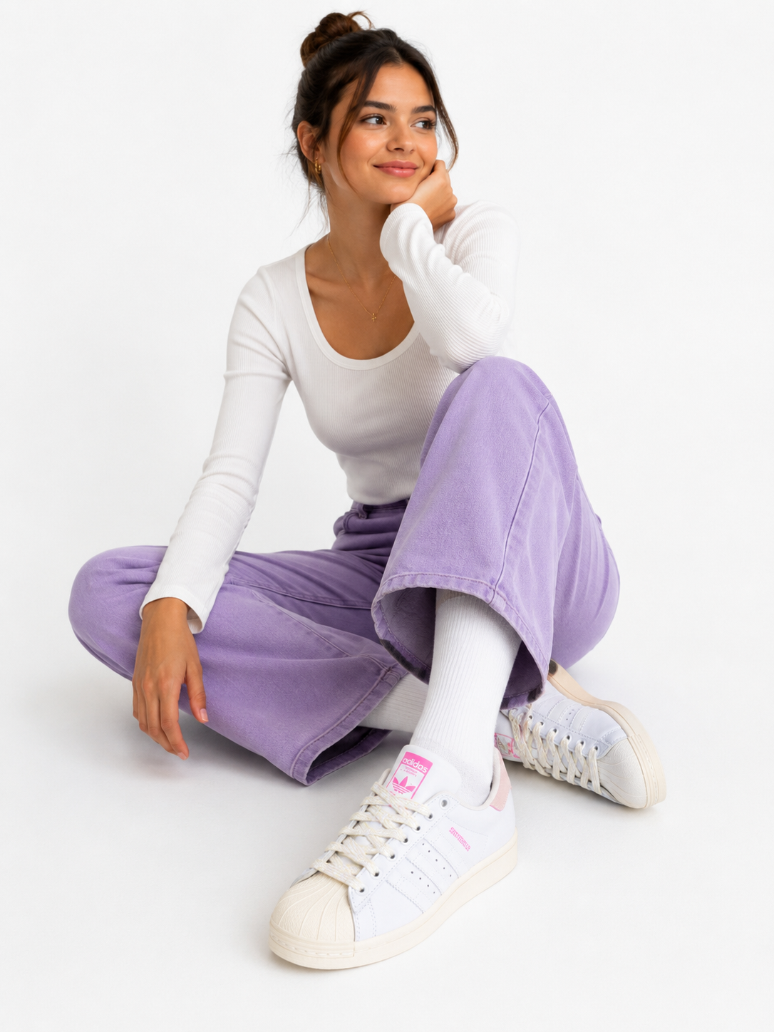 Adidas Superstar Blanco/Rosados